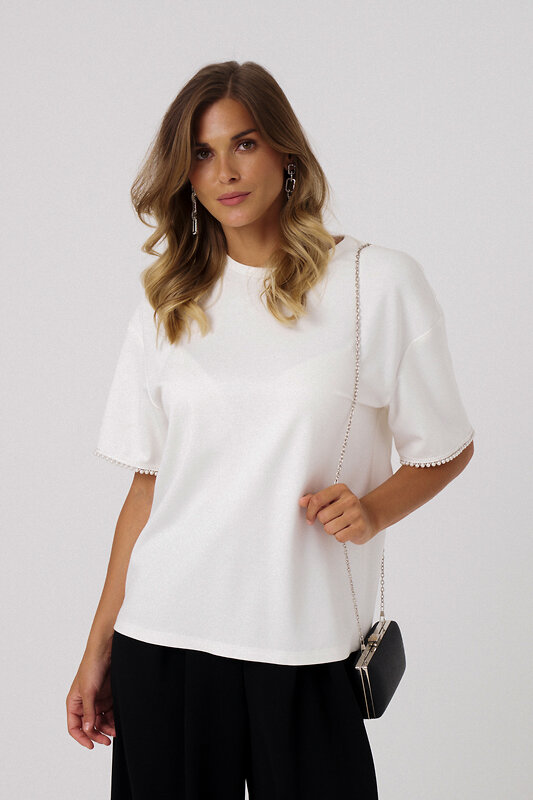 Panda Джемпер 564345 113443 Молочный