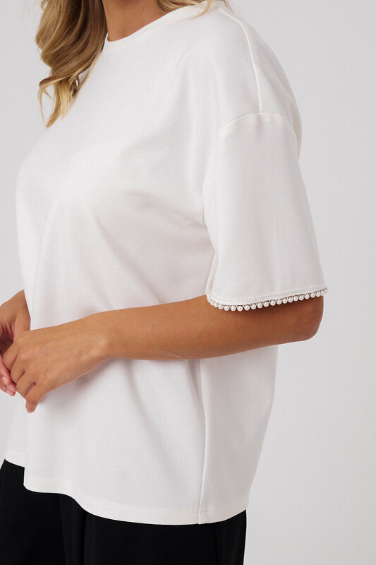 Panda Джемпер 564345 113443 Молочный