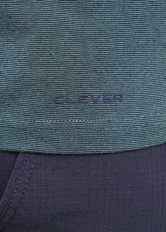 CLEVER Футболка 564392 650309гн_п зелёный/т.синий