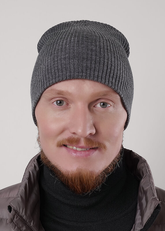 ЭЙС Шапка 564694 454412ак меланж серый