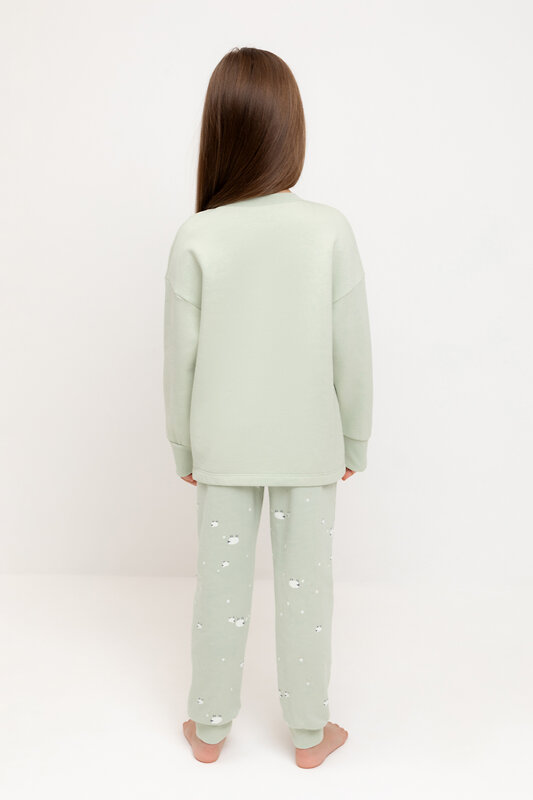 CROCKID Пижама 564956 К 1567 морская пена, овечки