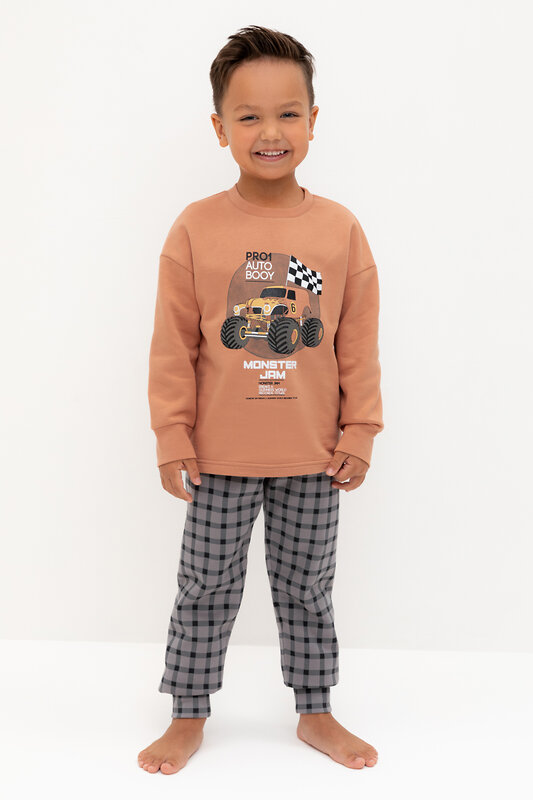 CROCKID Пижама 564957 К 1567 пробковое дерево, клетка