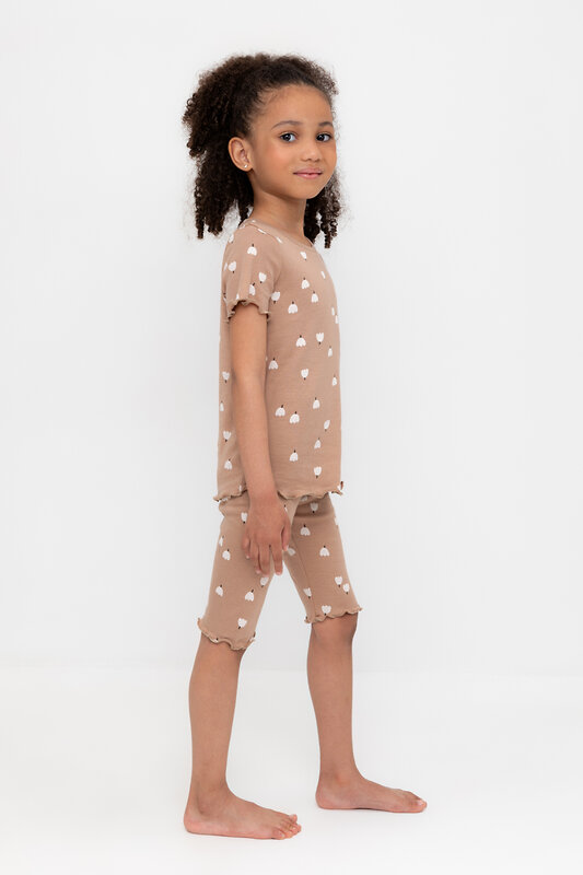 CROCKID Пижама 564960 К 1632 беж, колокольчики