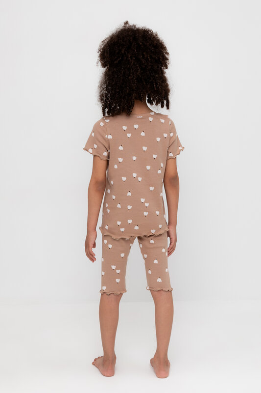 CROCKID Пижама 564960 К 1632 беж, колокольчики