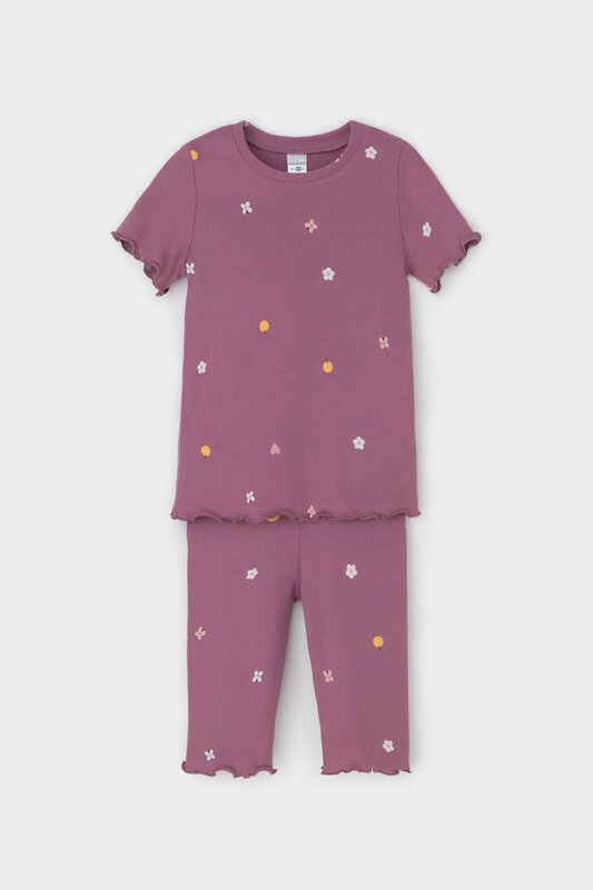 CROCKID Пижама 564972 К 1632 темная орхидея, полянка