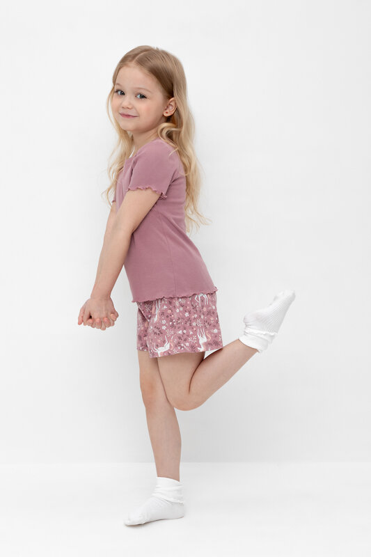 CROCKID Пижама 564974 К 1596 морозная вишня, единороги
