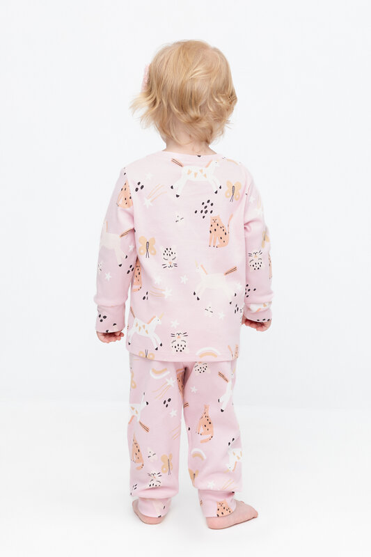 CROCKID Пижама 564980 К 1552 холодно-розовый, детские мечты