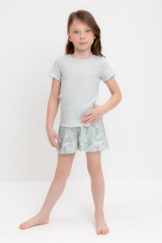 CROCKID Пижама 564990 К 1596 серое небо, лесная тайна