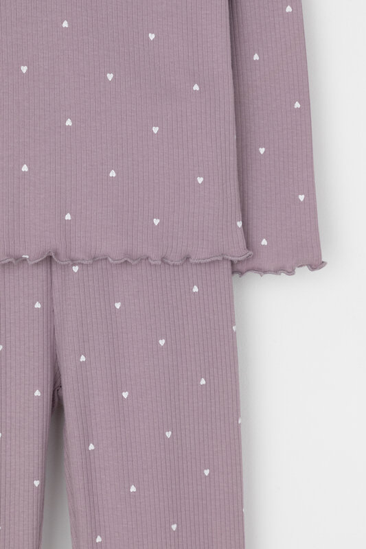 CROCKID Пижама 565004 К 1618 морской туман, мини сердечки