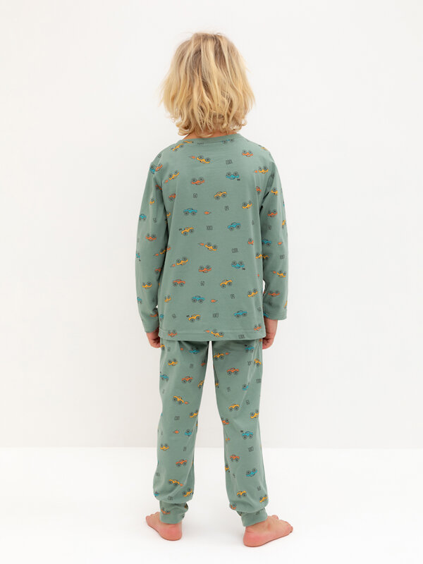 CROCKID Пижама 565010 К 1561 весенний зеленый, гонки