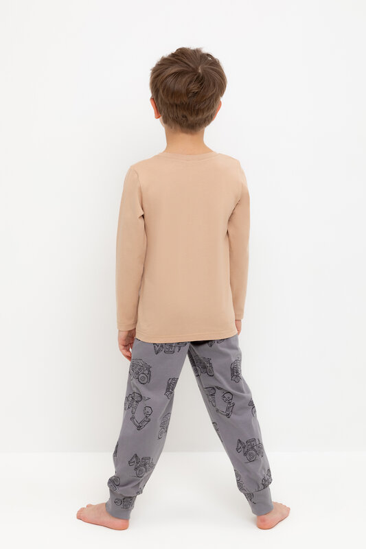 CROCKID Пижама 565011 К 1606 кунжут, дорожная техника
