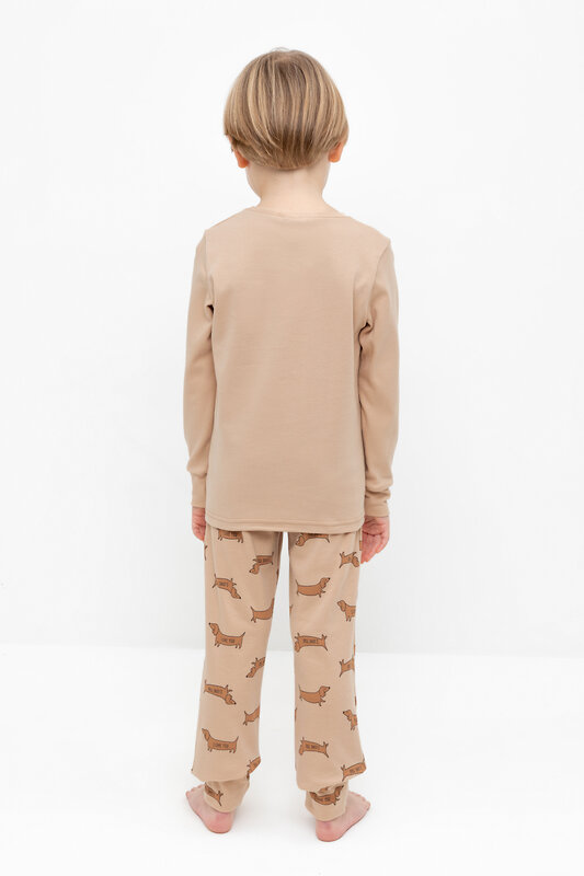 CROCKID Пижама 565021 К 1541 нежный бежевый, таксы