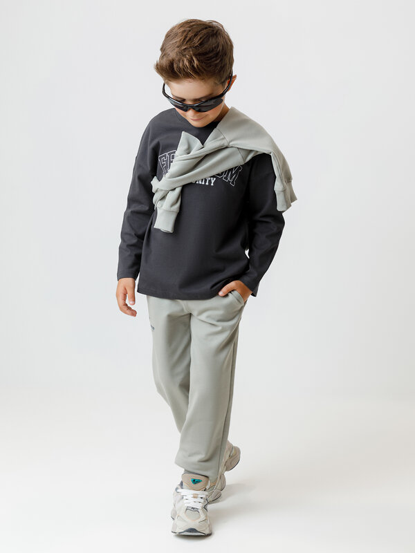 CROCKID Лонгслив 565043 МП 302892 антрацитовый