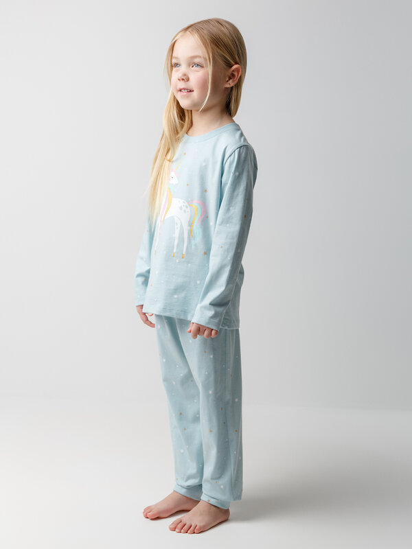 CROCKID Пижама 565051 К 1637 зимнее небо, звездочки