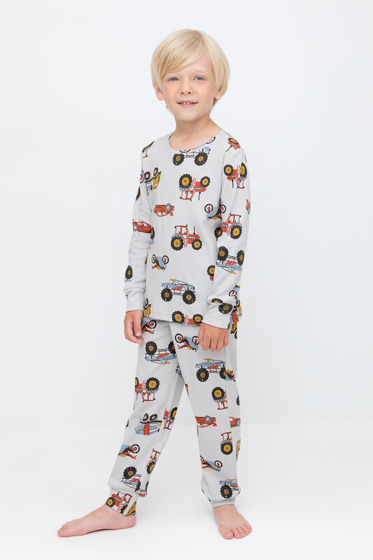 CROCKID Пижама 565054 К 1552 речной перламутр, машины