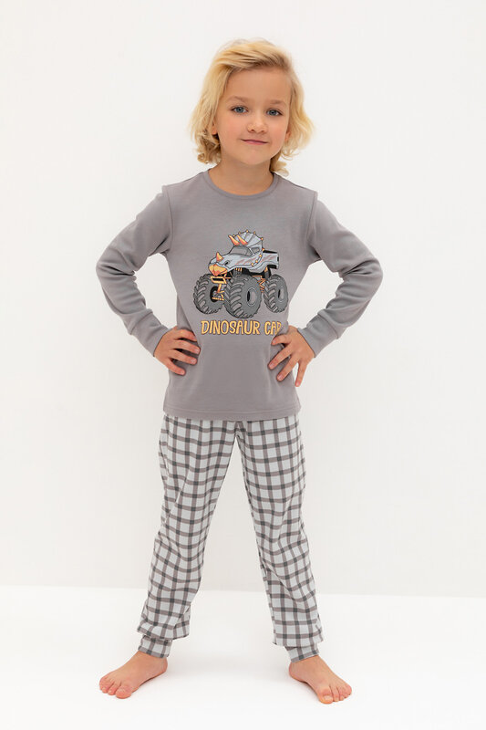 CROCKID Пижама 565128 К 1541 серый