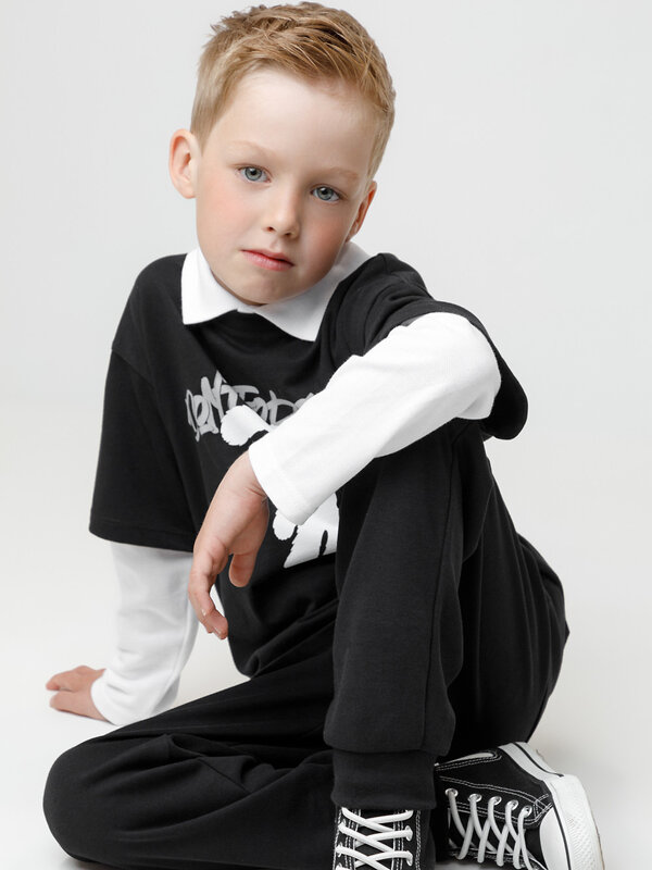 CROCKID Брюки 565199 МП 400882-2уп черный3