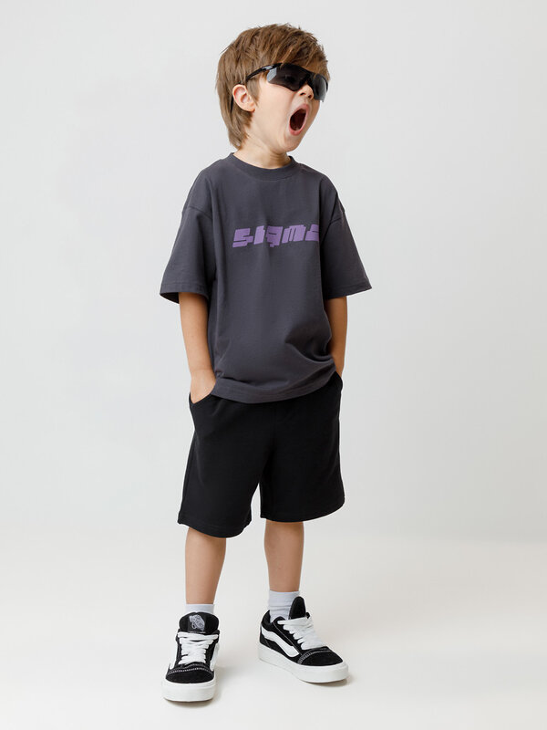 CROCKID Футболка 565205 МП 302889 темно-серый