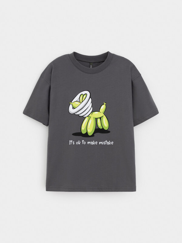 CROCKID Футболка 565208 МП 302889 темно-серый