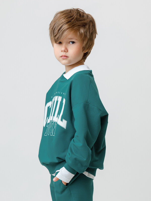 CROCKID Джемпер 565242 МП 302896 зеленый