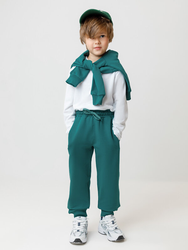 CROCKID Брюки 565246 МП 400880 зеленый