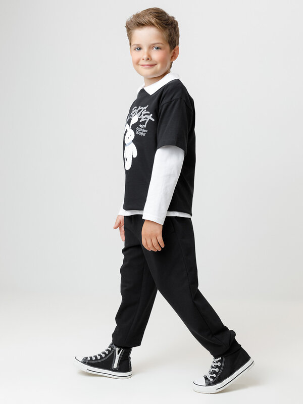 CROCKID Брюки 565250 МП 400880 черный3