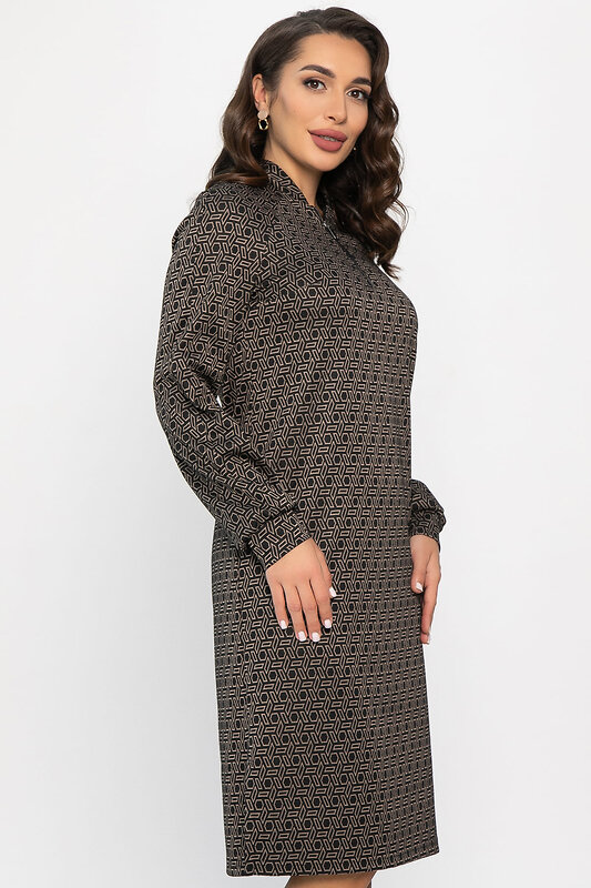 LT Collection Платье 565756 П13749-19М черный/бежевый