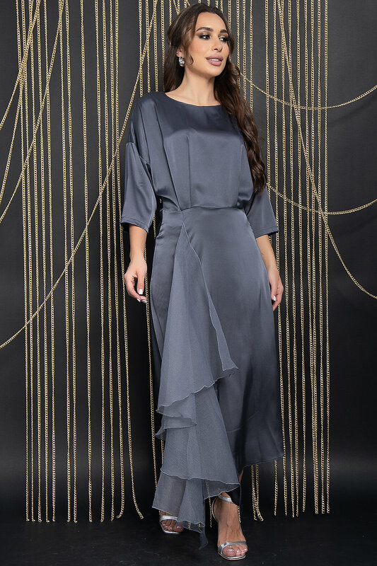 LT Collection Платье 565790 П14471-7М серый