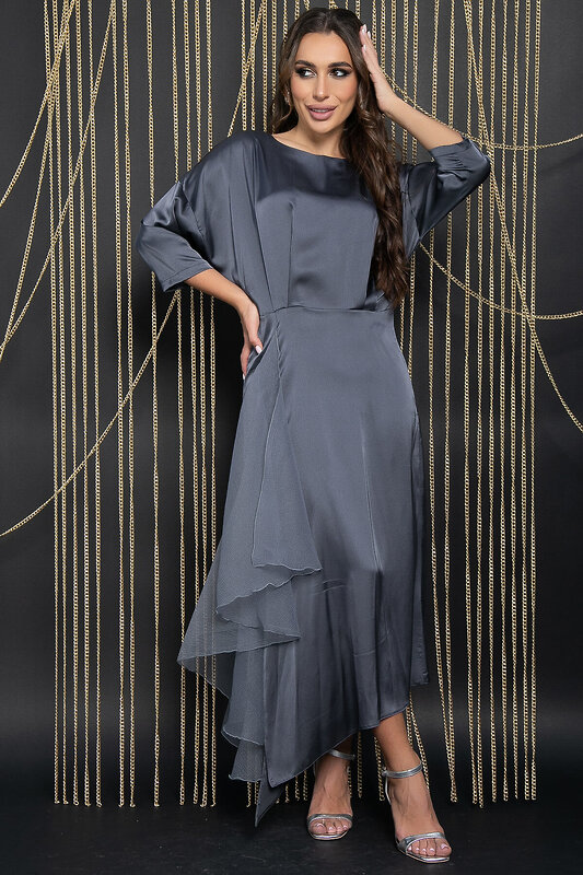LT Collection Платье 565790 П14471-7М серый