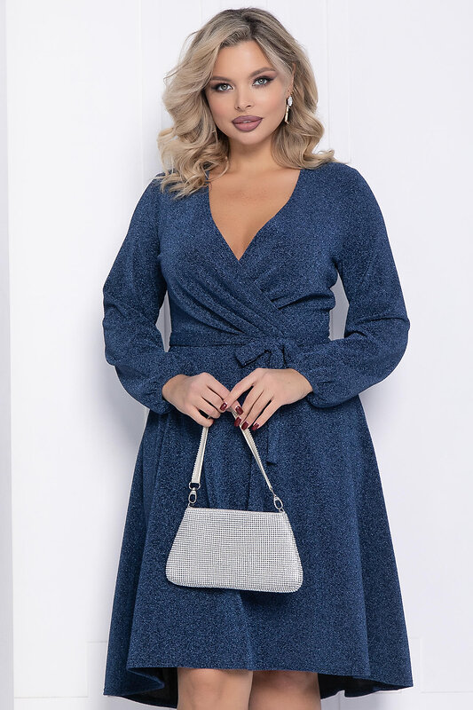 LT Collection Платье 565793 П14467-49М синий