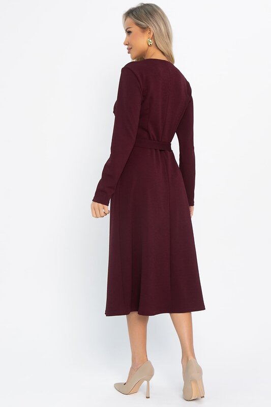LT Collection Платье 565814 П14622-10М бордовый