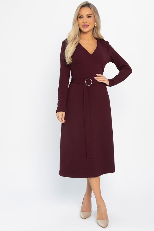 LT Collection Платье 565814 П14622-10М бордовый