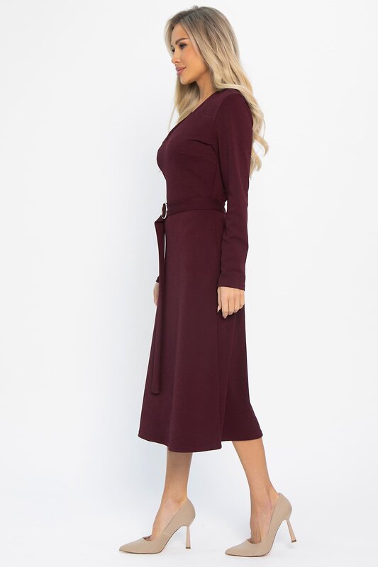LT Collection Платье 565814 П14622-10М бордовый