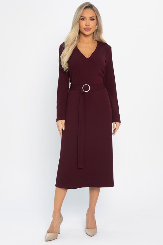 LT Collection Платье 565814 П14622-10М бордовый
