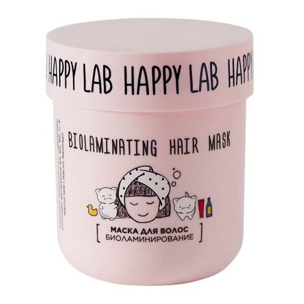 Happy Lab Маска для волос биоламинирование, 180 г 565836 21199 