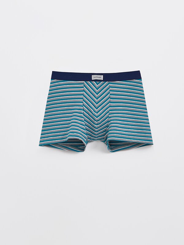 DiWaRi Трусы 565920 BASIC MSH 2956 (пакет) sea green strip