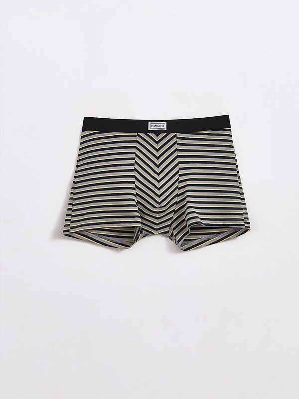 DiWaRi Трусы 565924 BASIC MSH 2956 (пакет) yellow-grey strip