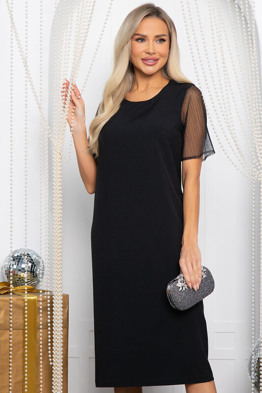 LT Collection Платье 565977 П14638-25М черный