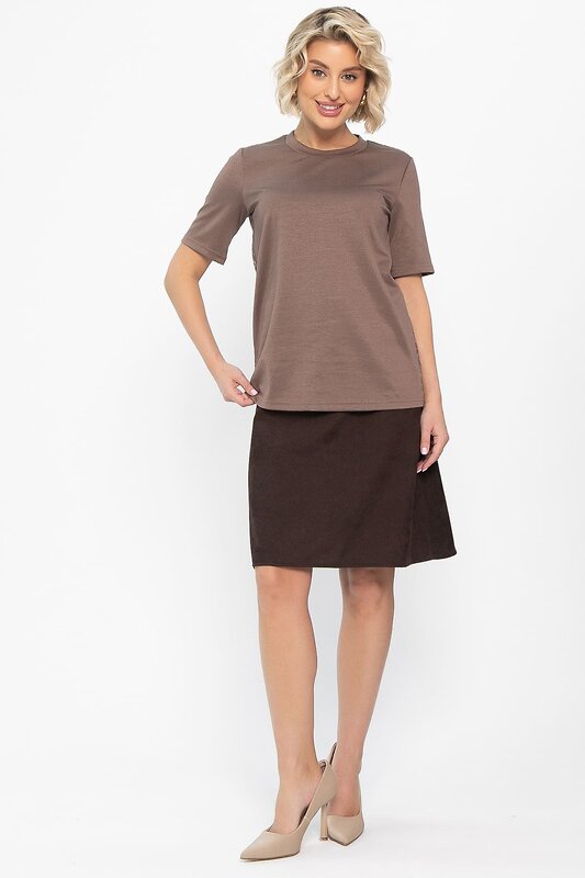 LT Collection Футболка 565981 Б14656-10М коричневый