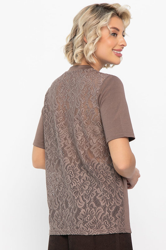 LT Collection Футболка 565981 Б14656-10М коричневый