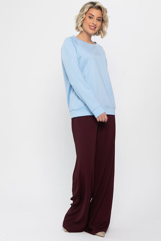 LT Collection Костюм 565983 К14654-10М голубой/бордовый