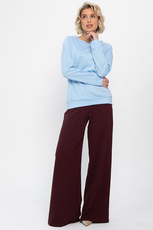 LT Collection Костюм 565983 К14654-10М голубой/бордовый