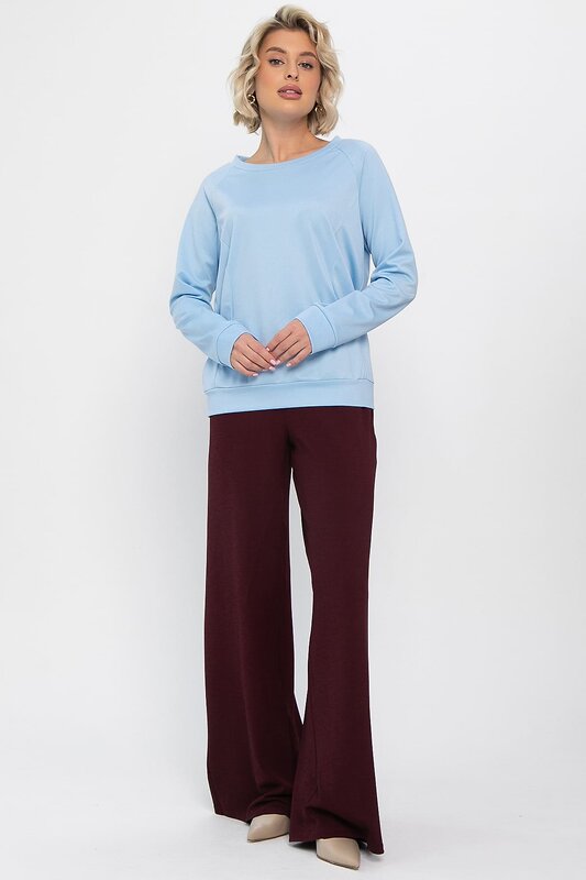 LT Collection Костюм 565983 К14654-10М голубой/бордовый