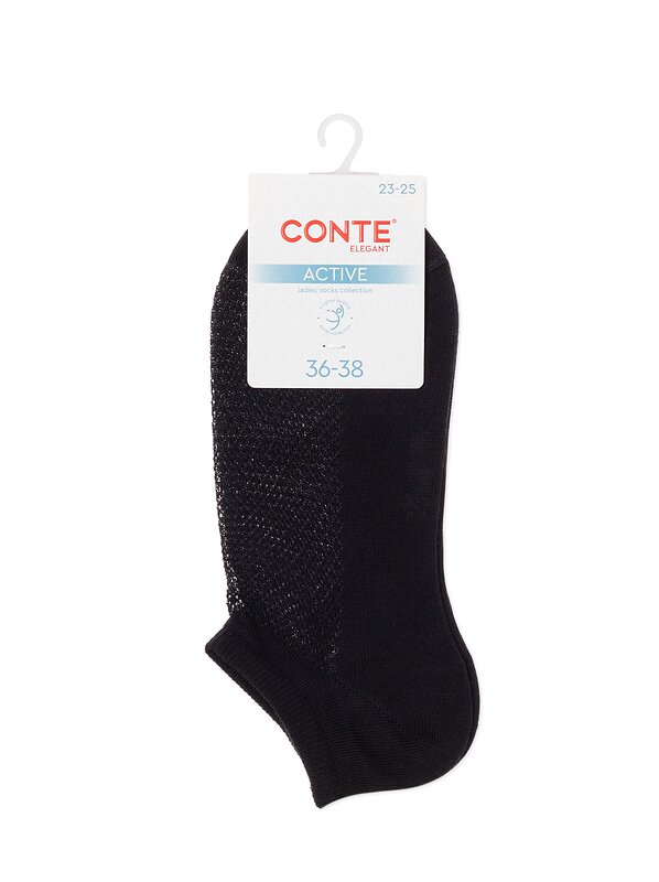 Conte elegant Носки 567010 ACTIVE (ультракороткие) 25С-84СП черный