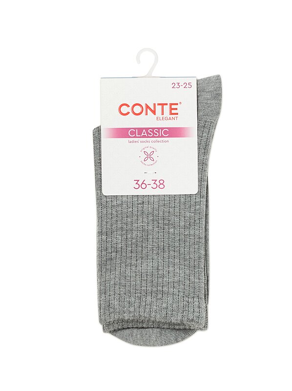 Conte elegant Носки 567014 CLASSIC 25С-32СП серый