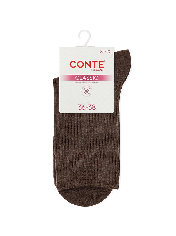 Conte elegant Носки 567016 CLASSIC 25С-32СП шоколадный