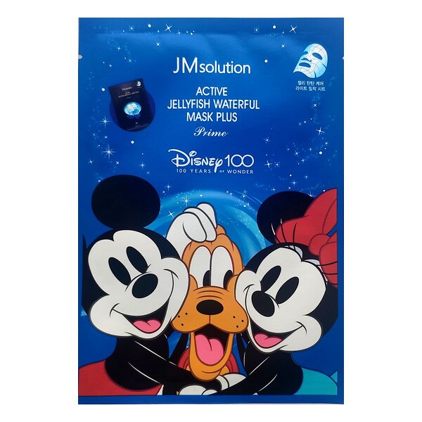 JMsolution Ультратонкая тканевая маска для лица с экстрактом медузы / Disney100 Active Jellyfish Vital Mask Prime, 33 мл 567069 23694 