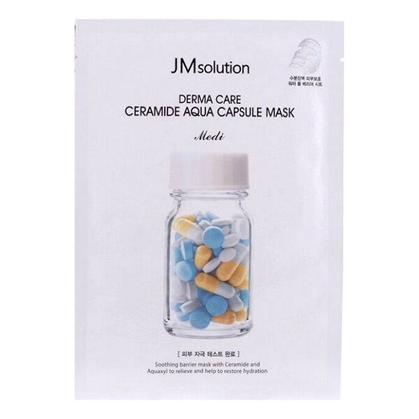 JMsolution Тканевая маска для лица с церамидами восстанавливающая / Derma Care Ceramide Aqua Capsule Mask, 30 мл 567070 19766 