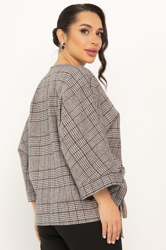 LT Collection Блуза 567139 Б14687-12М коричневый