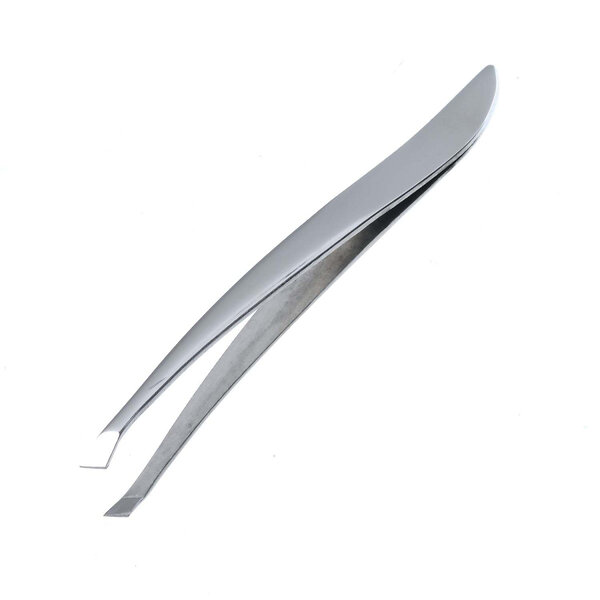 Zinger Пинцет для бровей скошенный / Standard 86119 S, 90 мм, серебристый глянцевый 567255 83 